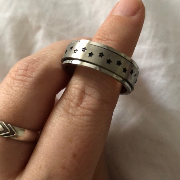 Jewelry - Spinner Ring with Stars Jewelry - Spinner Ring with Stars